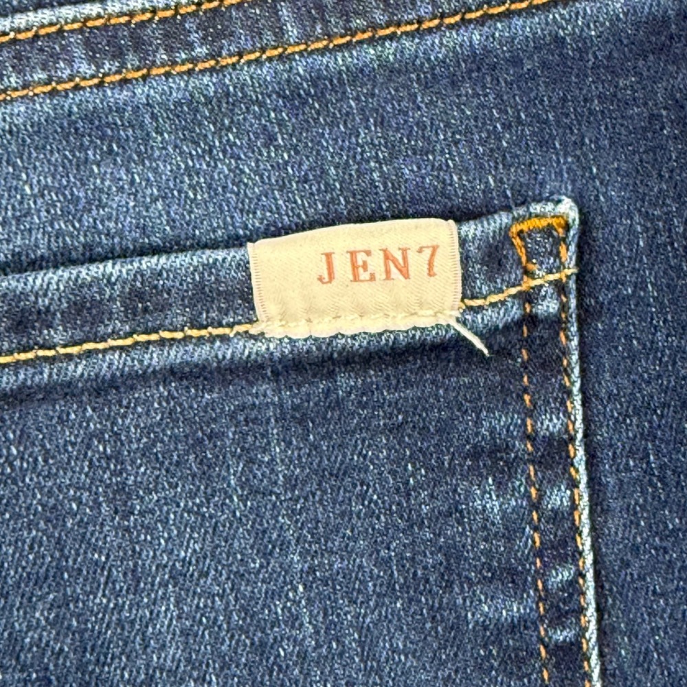 JEN7 By 7 For All Mankind Legging Ankle Jeans Dark Wash Size 8 Women's - Picture 11 of 15